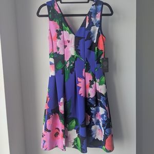Purple Floral Dress